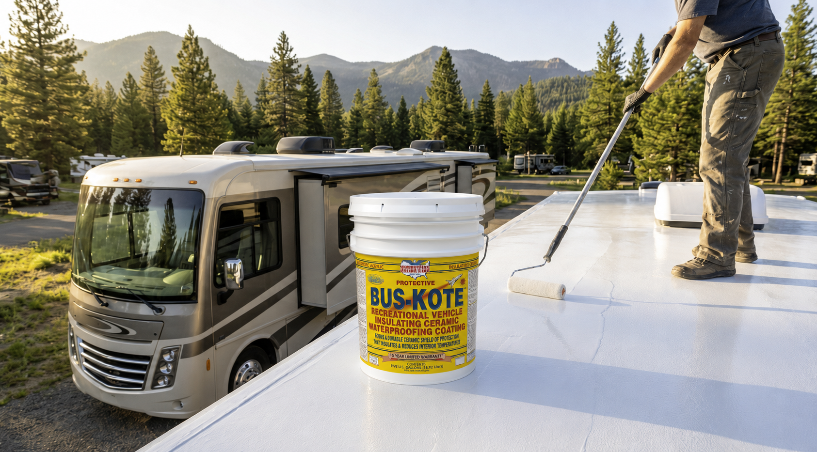 BUS-KOTE™ Recreational Vehicle Roof Coating